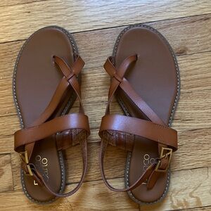 New brown leather Franco Sarto Sandals